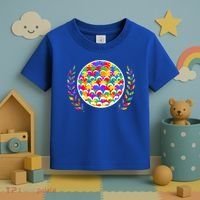 Golf Autism Golf Awareness Acceptance Golfers Tee Gift Toddler T-Shirt thumb 3