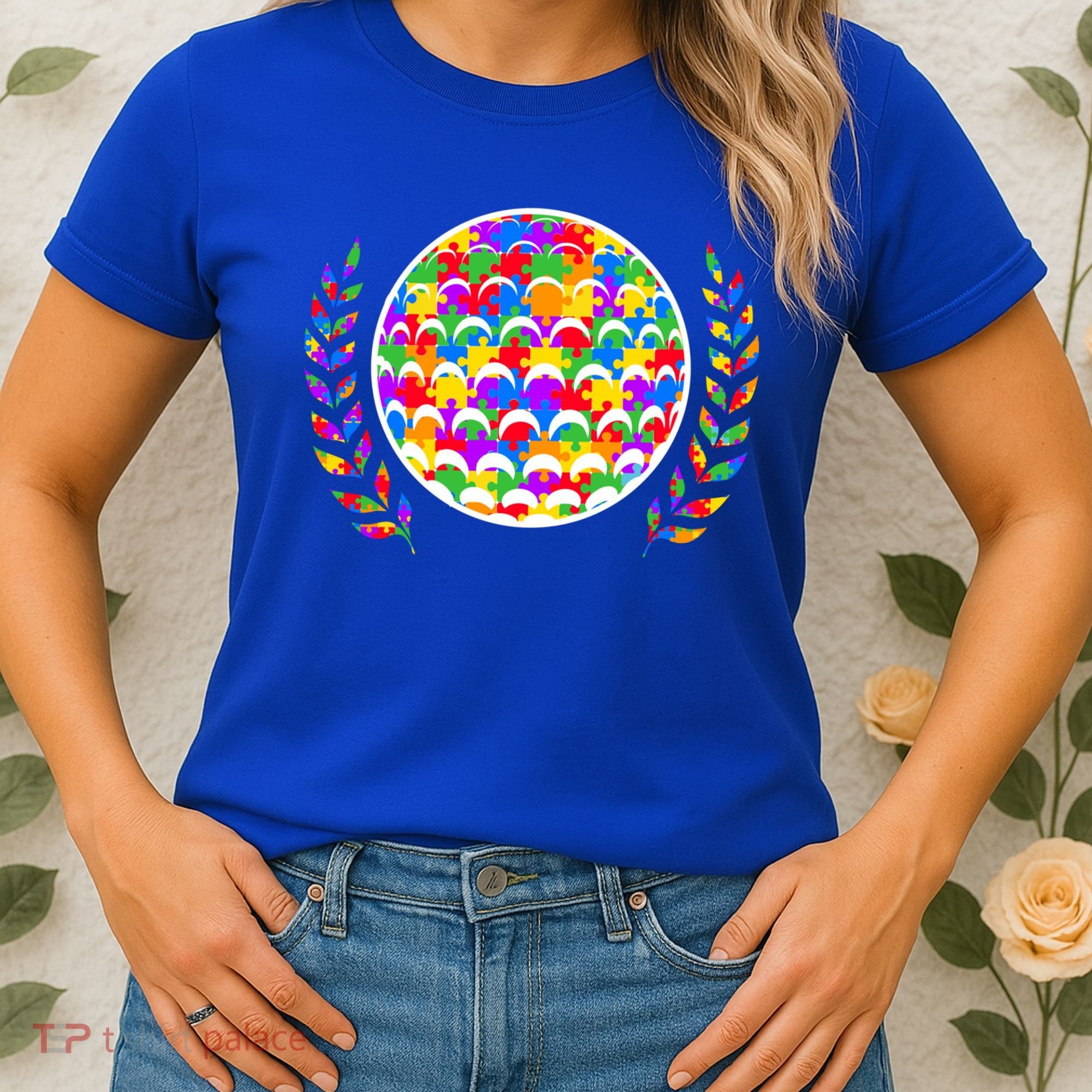 Golf Autism Golf Awareness Acceptance Golfers Tee Gift Women's T-Shirt