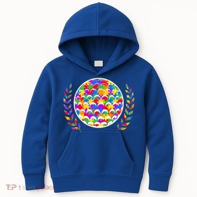 Golf Autism Golf Awareness Acceptance Golfers Tee Gift Kids Hoodie