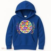 Golf Autism Golf Awareness Acceptance Golfers Tee Gift Kids Hoodie thumb 0