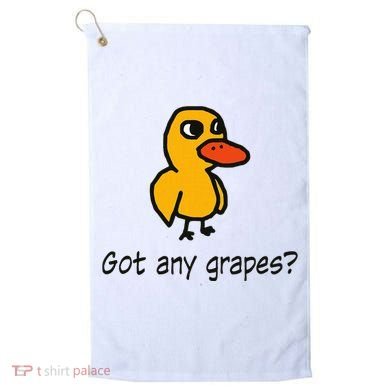 Got Any Grapes Apparel Golf Towel