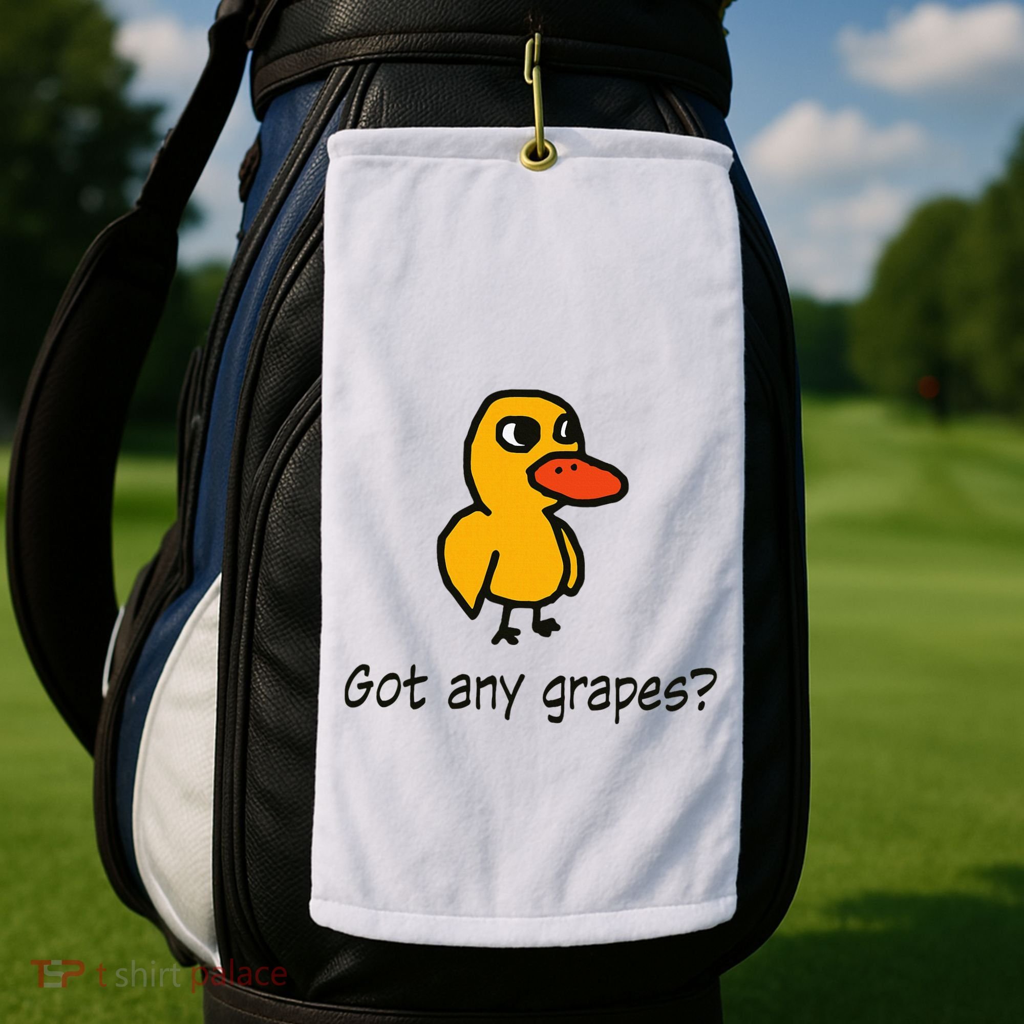 Got Any Grapes Apparel Golf Towel