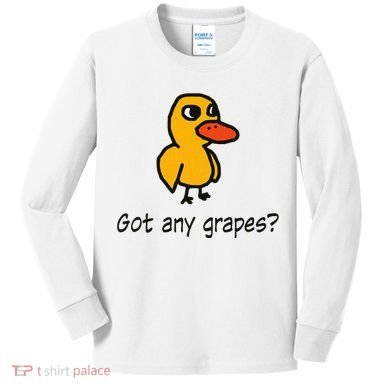 Got Any Grapes Apparel Kids Long Sleeve Shirt