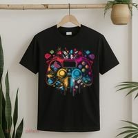 Gamer Aesthetic Graphic Gaming Video Games Teens T-Shirt thumb 2