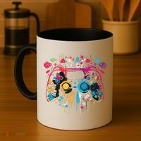 Gamer Aesthetic Graphic Gaming Video Games Teens Coffee Mug thumb 4