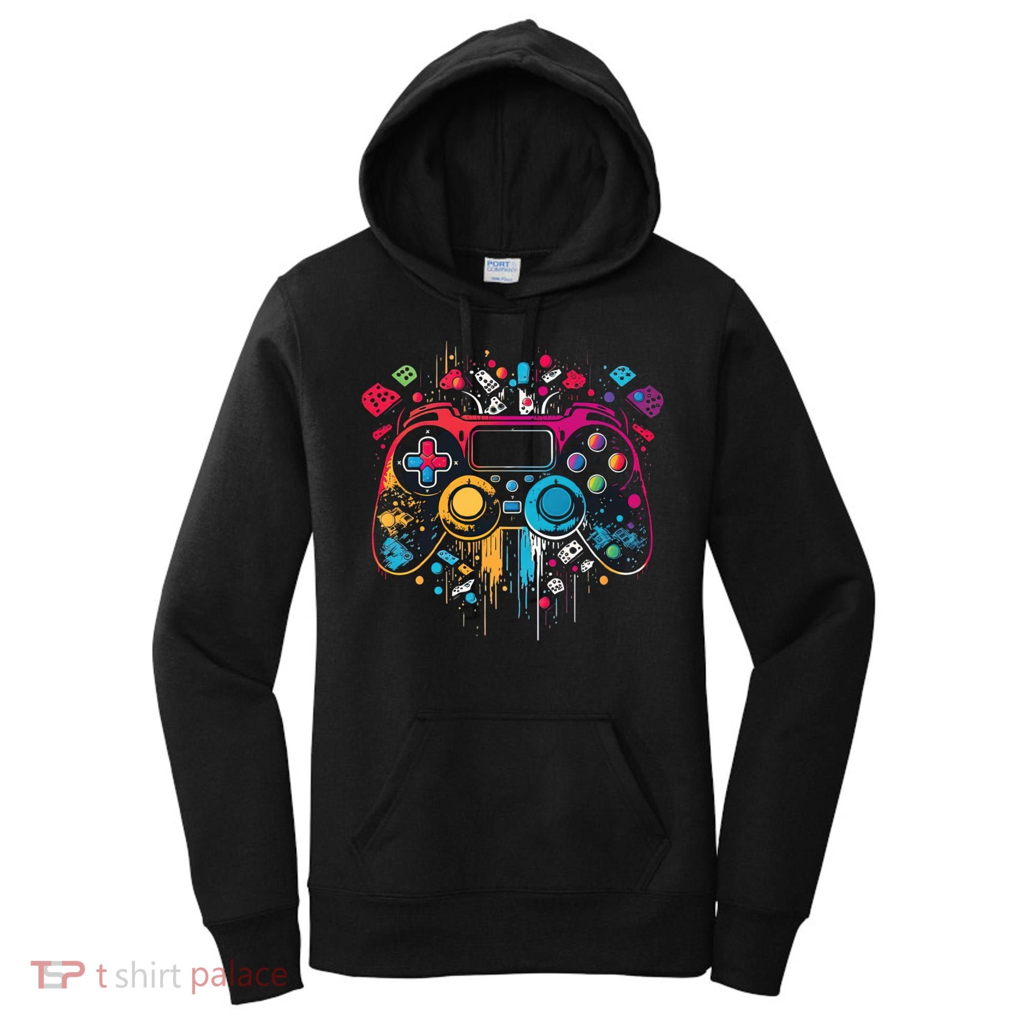 Gamer Aesthetic Graphic Gaming Video Games Teens Women's Hoodie