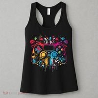 Gamer Aesthetic Graphic Gaming Video Games Teens Women's Tank Top thumb 3