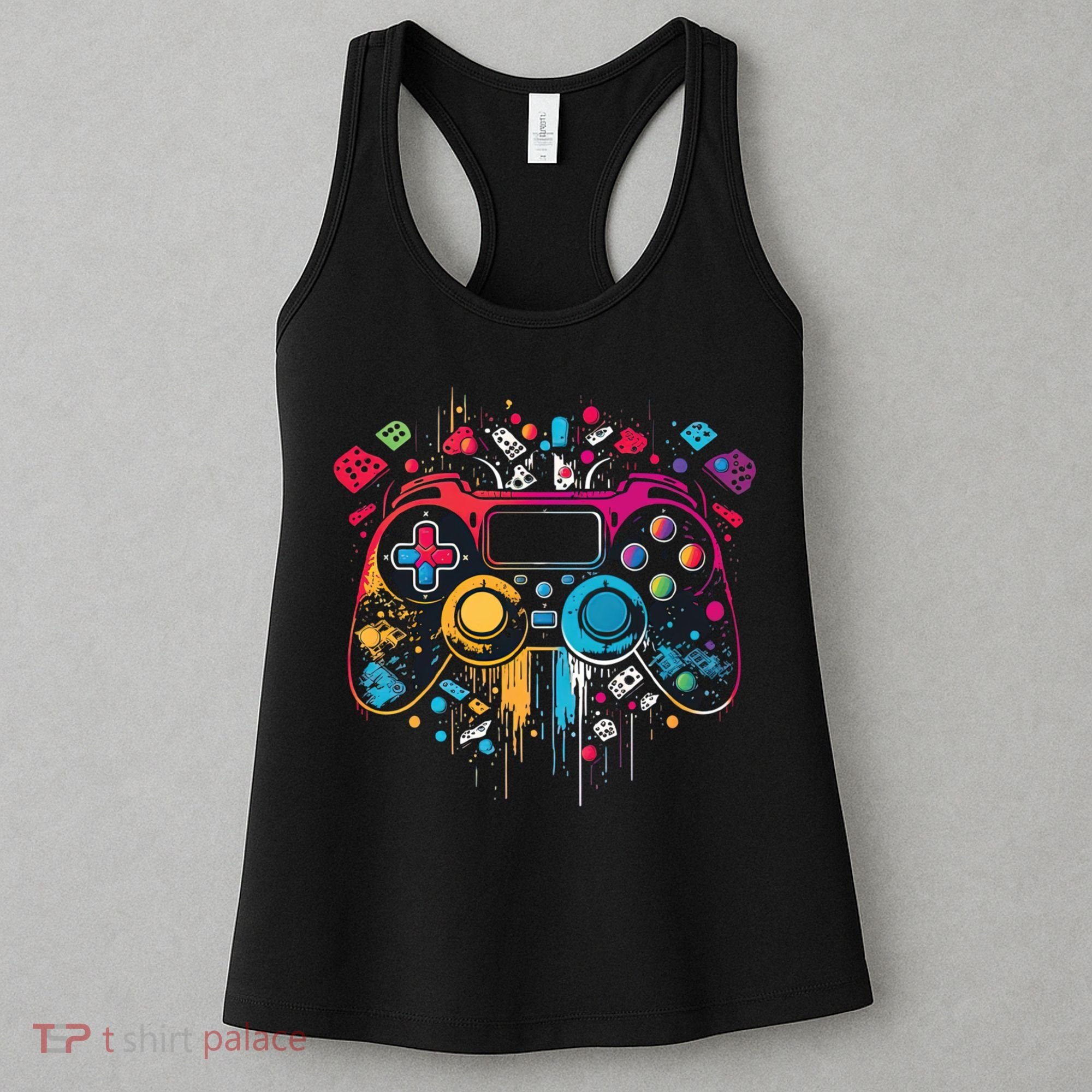 Gamer Aesthetic Graphic Gaming Video Games Teens Women's Tank Top