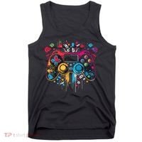 Gamer Aesthetic Graphic Gaming Video Games Teens Tank Top thumb 0