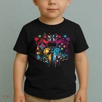 Gamer Aesthetic Graphic Gaming Video Games Teens Toddler T-Shirt thumb 2