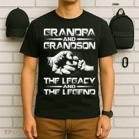 Grandpa And Grandson The Legend And The Legacy T-Shirt thumb 6
