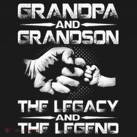 Grandpa And Grandson The Legend And The Legacy T-Shirt thumb 7