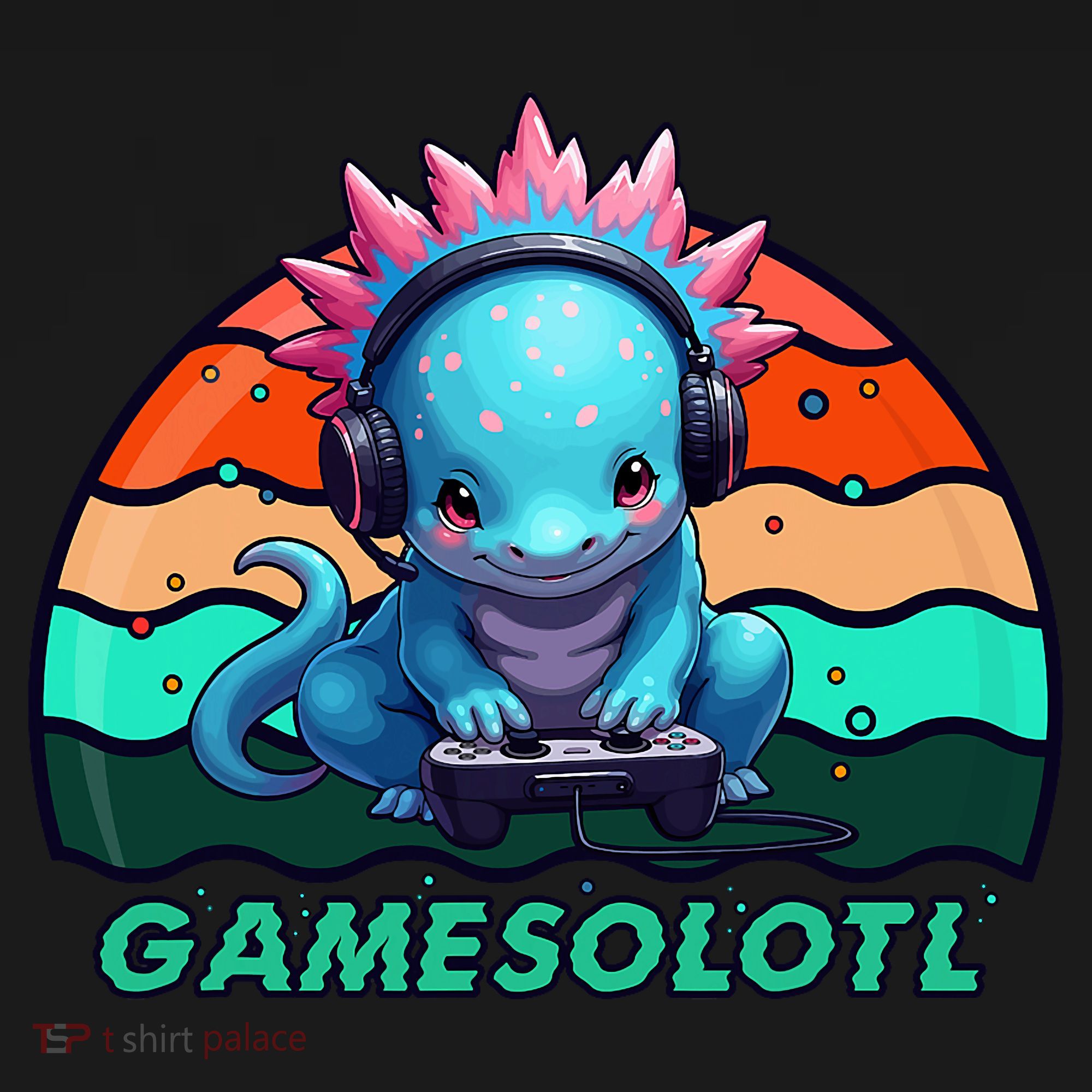 Gamesolotl Axolotl Gamer Kawaii Anime Gaming  Women's Hoodie