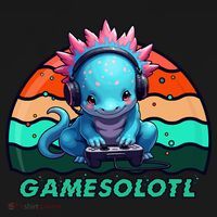 Gamesolotl Axolotl Gamer Kawaii Anime Gaming  Women's Tank Top thumb 5