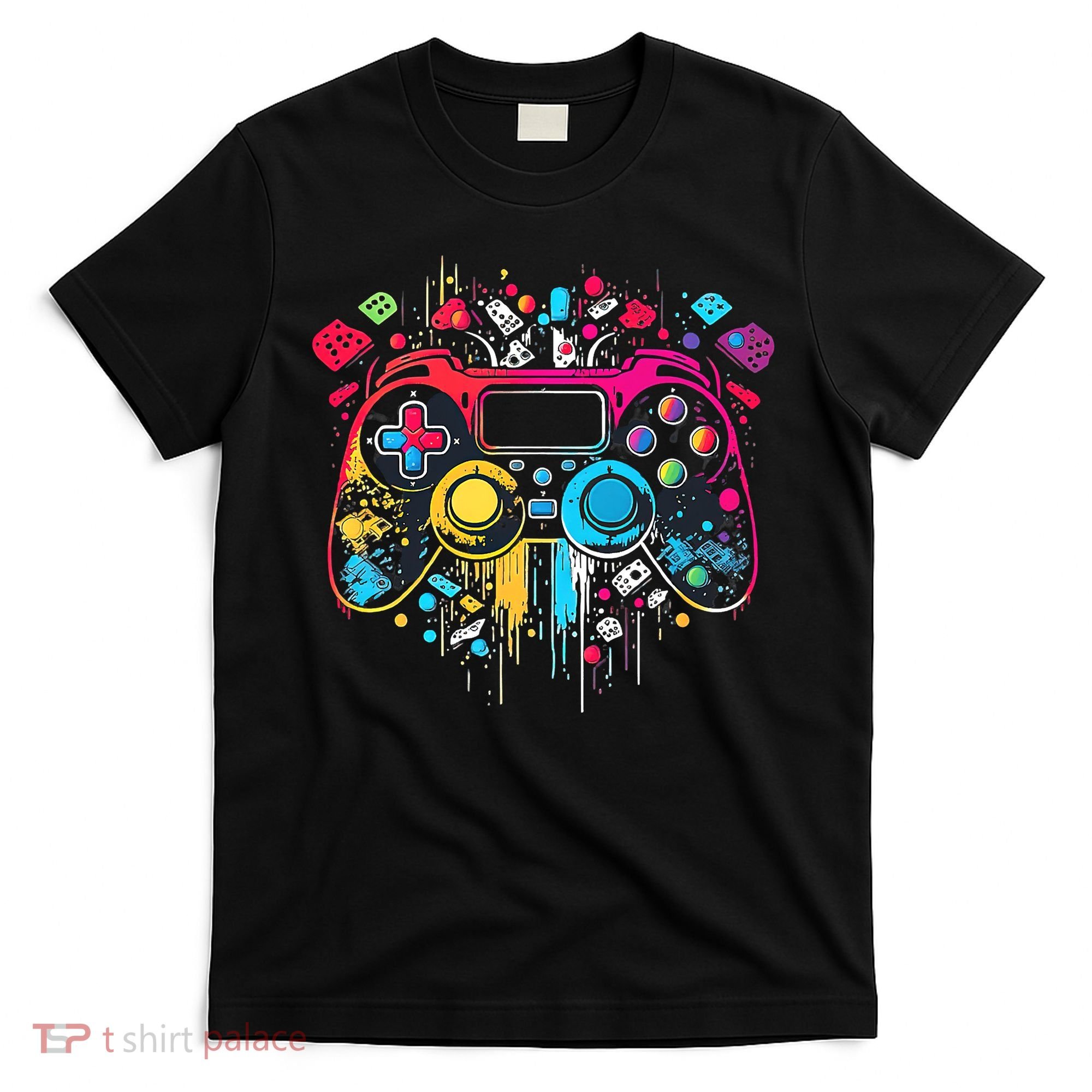 Gamer Aesthetic Graphic Gaming Video Games Boys Teens  T-Shirt