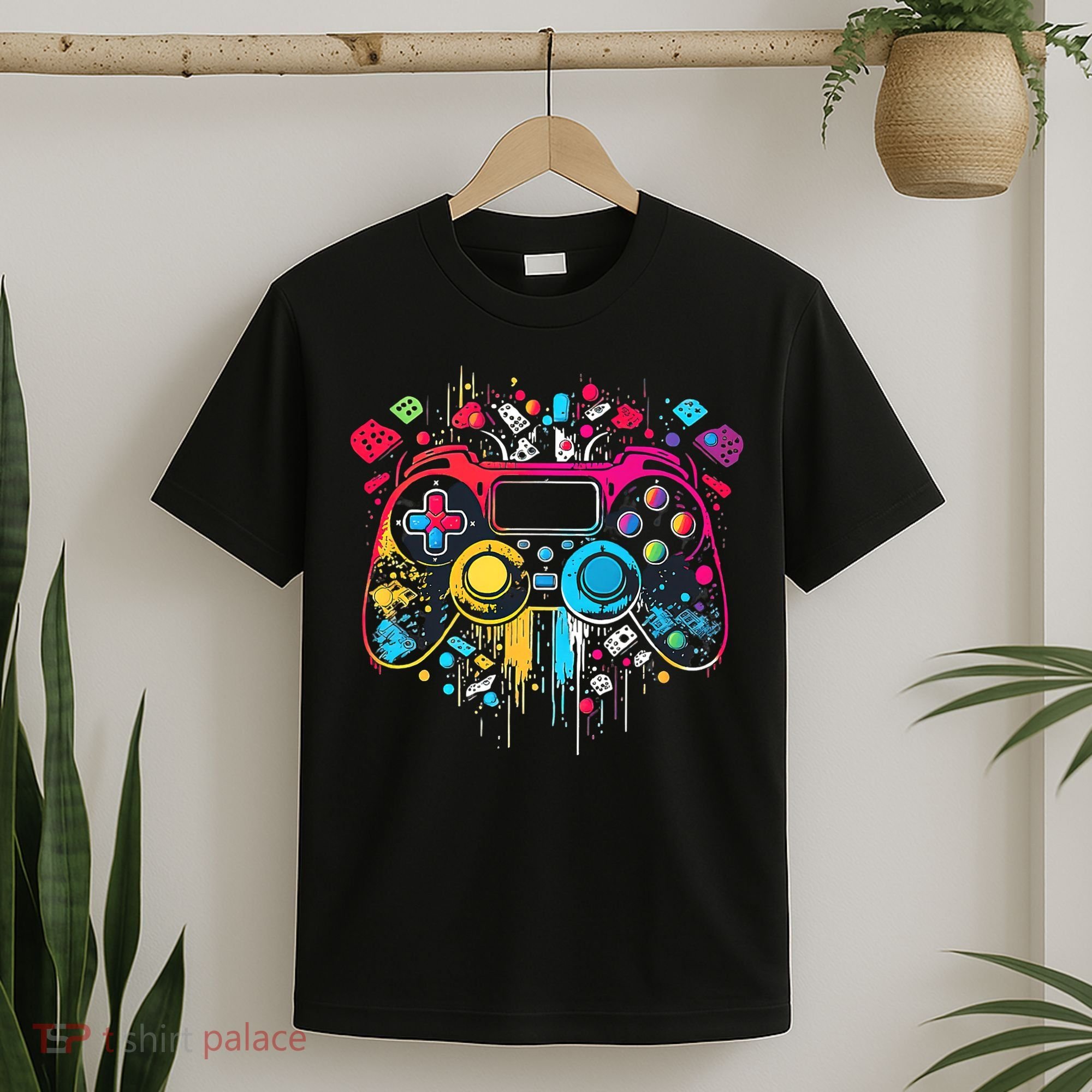 Gamer Aesthetic Graphic Gaming Video Games Boys Teens  T-Shirt
