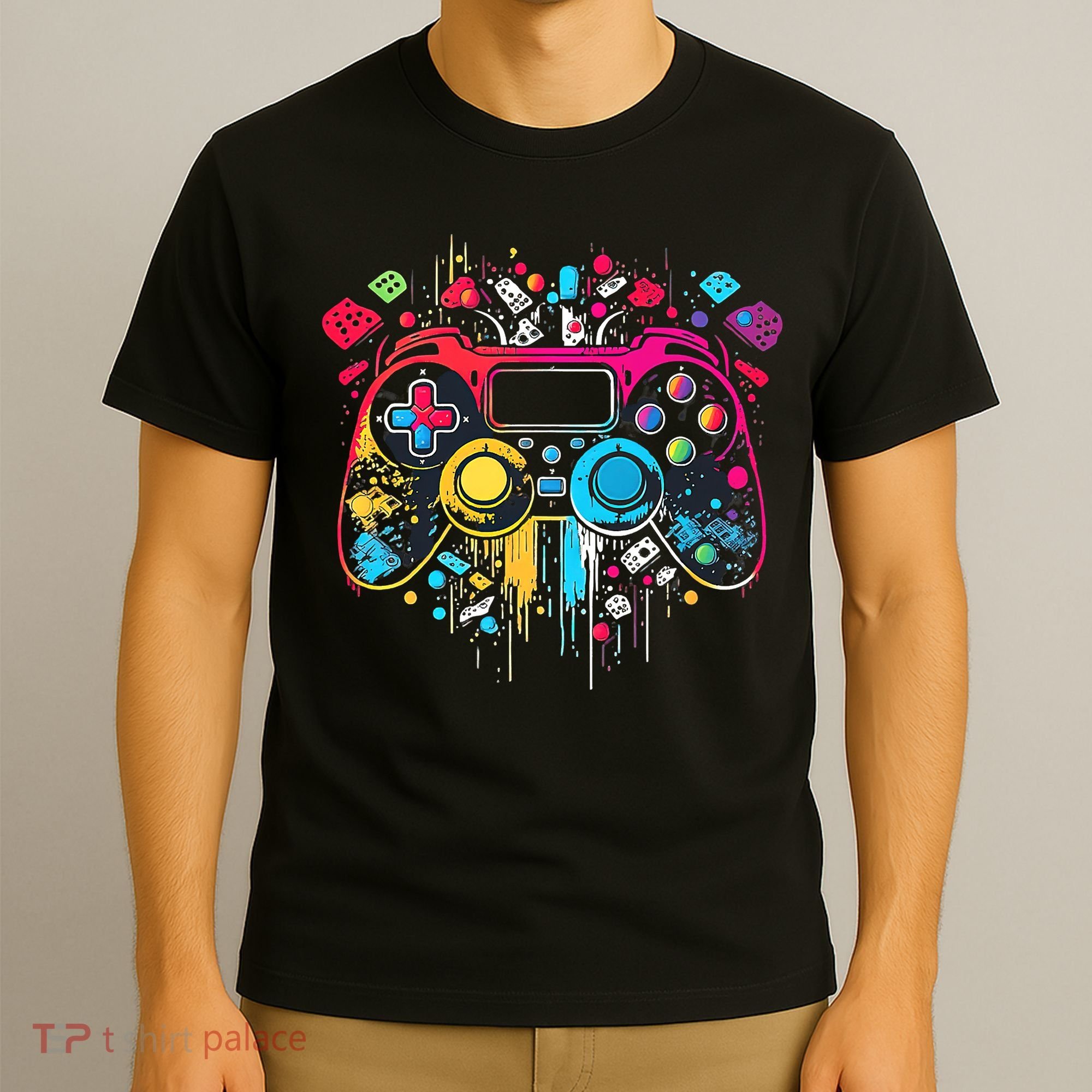 Gamer Aesthetic Graphic Gaming Video Games Boys Teens  T-Shirt