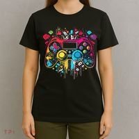 Gamer Aesthetic Graphic Gaming Video Games Boys Teens  T-Shirt thumb 4