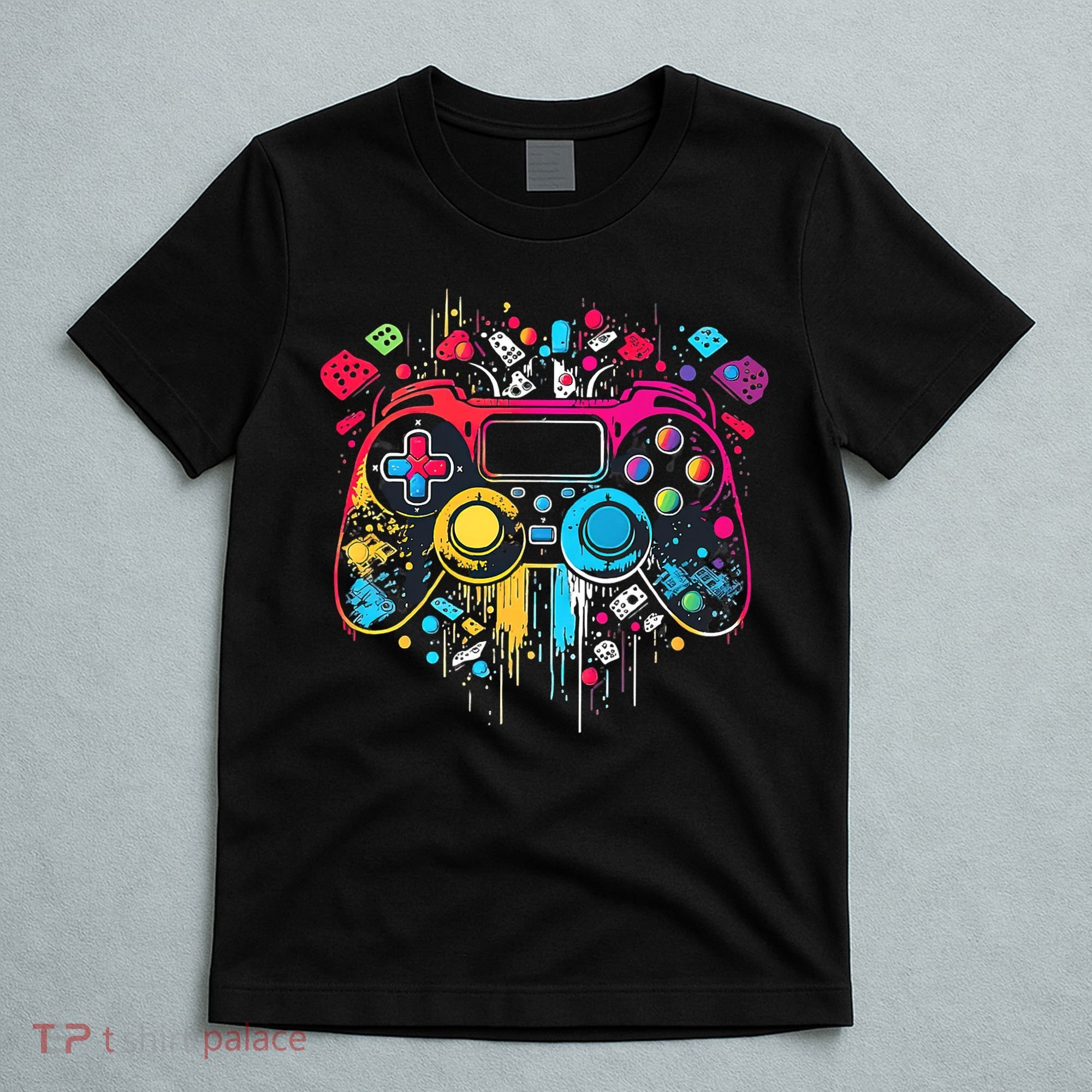 Gamer Aesthetic Graphic Gaming Video Games Boys Teens  T-Shirt