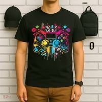 Gamer Aesthetic Graphic Gaming Video Games Boys Teens  T-Shirt thumb 6