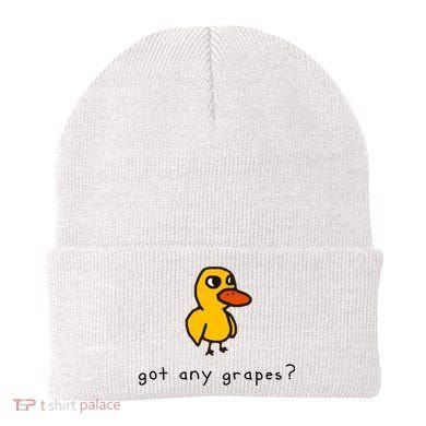 Got Any Grapes? Funny Beanie