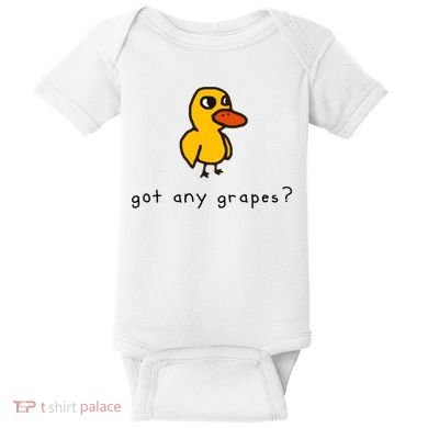 Got Any Grapes? Funny Baby Bodysuit