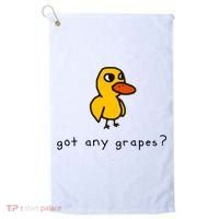 Got Any Grapes? Funny Golf Towel thumb 0