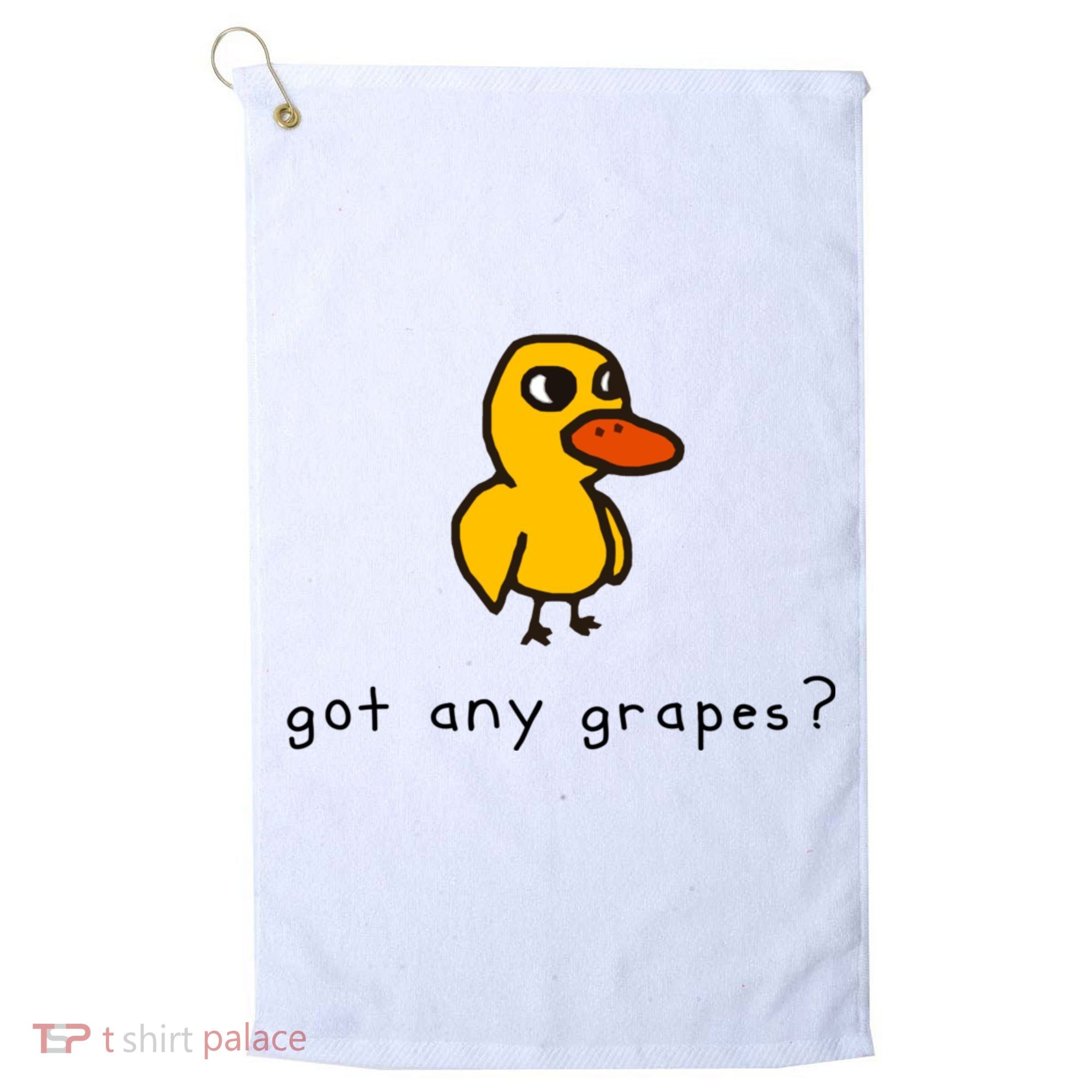 Got Any Grapes? Funny Golf Towel
