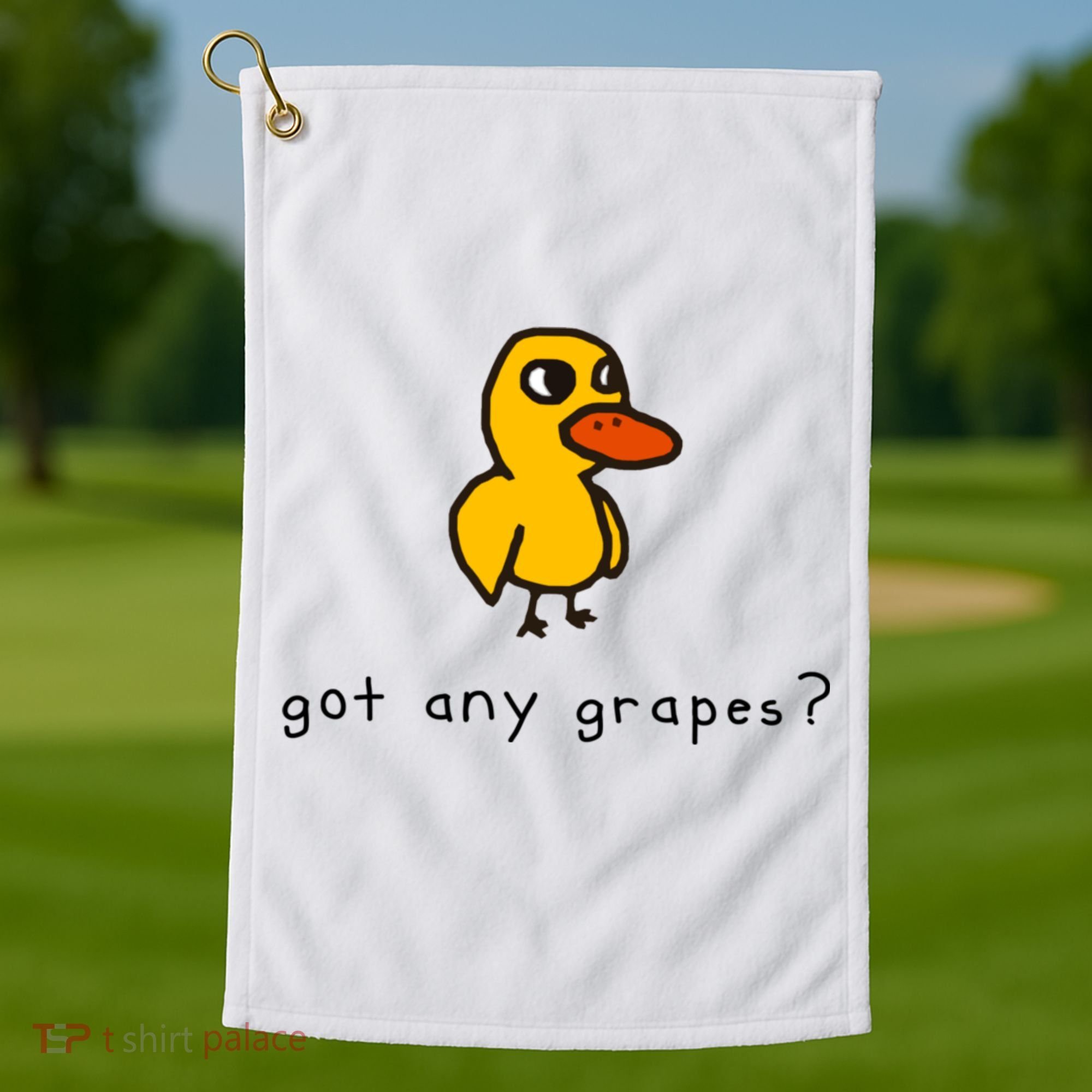 Got Any Grapes? Funny Golf Towel