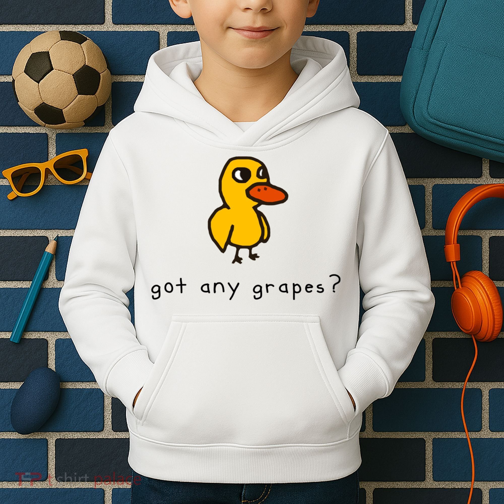 Got Any Grapes? Funny Kids Hoodie