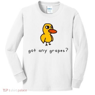 Got Any Grapes? Funny Kids Long Sleeve Shirt