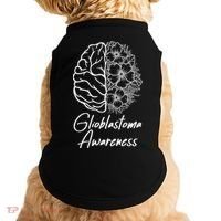 Glioblastoma Awareness Gray Ribbon Doggie Tank thumb 0