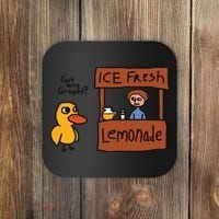 Got Any Grapes Funny Duck Ice Fresh Lemonade Coaster thumb 0