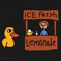 Got Any Grapes Funny Duck Ice Fresh Lemonade Coaster thumb 2