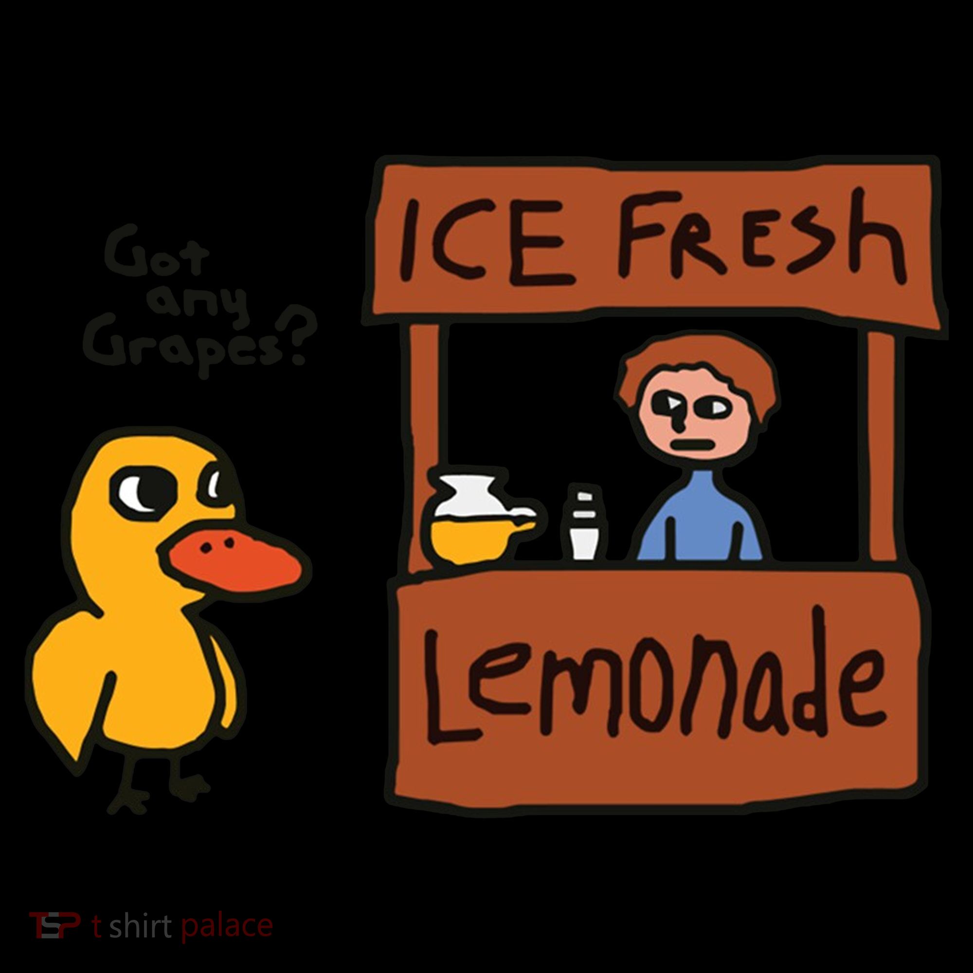 Got Any Grapes Funny Duck Ice Fresh Lemonade Women's Hoodie
