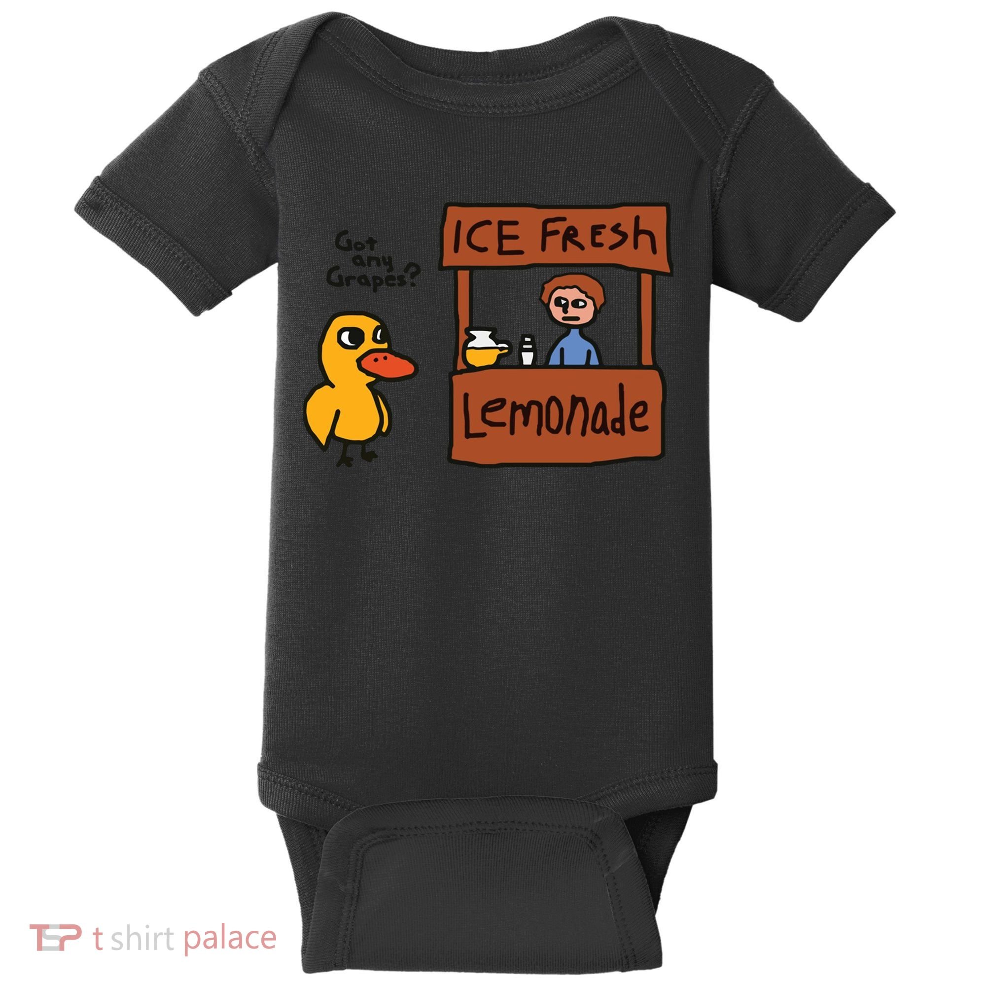 Got Any Grapes Funny Duck Ice Fresh Lemonade Baby Bodysuit