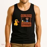 Got Any Grapes Funny Duck Ice Fresh Lemonade Tank Top thumb 3