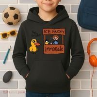 Got Any Grapes Funny Duck Ice Fresh Lemonade Kids Hoodie thumb 2