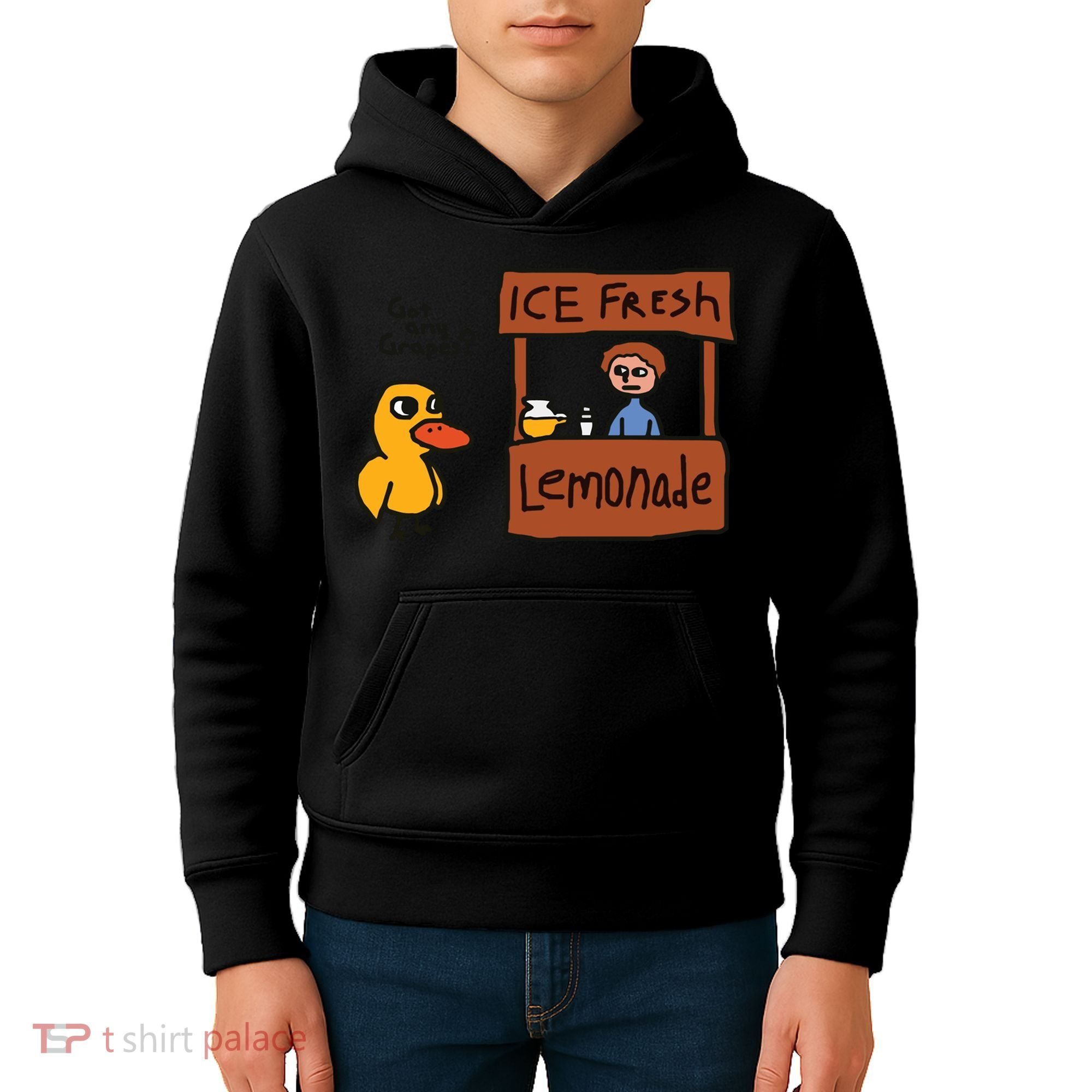 Got Any Grapes Funny Duck Ice Fresh Lemonade Kids Hoodie