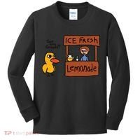 Got Any Grapes Funny Duck Ice Fresh Lemonade Kids Long Sleeve Shirt thumb 0