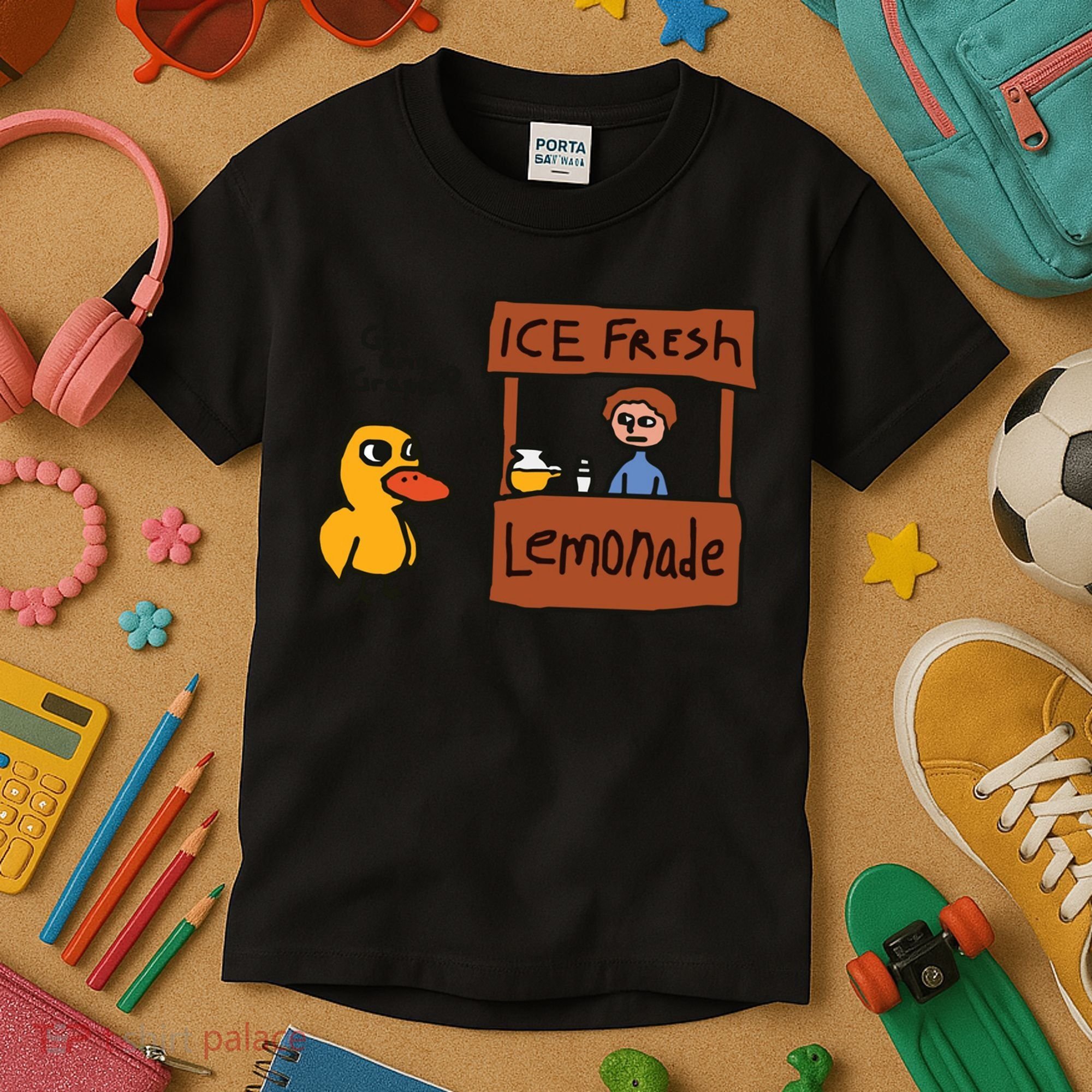 Got Any Grapes Funny Duck Ice Fresh Lemonade Kids T-Shirt