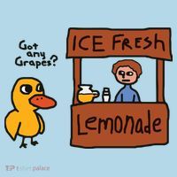 Got Any Grapes Funny Duck Ice Fresh Lemonade Polo thumb 2
