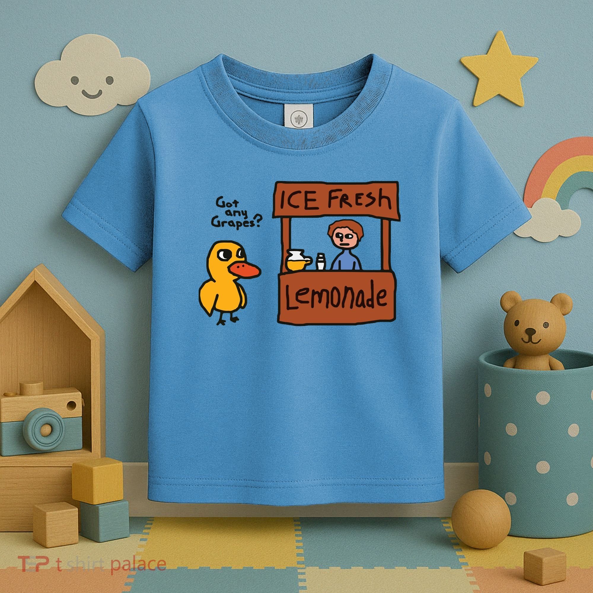 Got Any Grapes Funny Duck Ice Fresh Lemonade Toddler T-Shirt