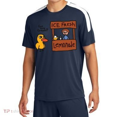 Got Any Grapes Funny Duck Ice Fresh Lemonade Soccer Jersey