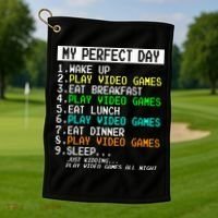 Gaming Apparel Gamer Gifts Golf Towel thumb 1