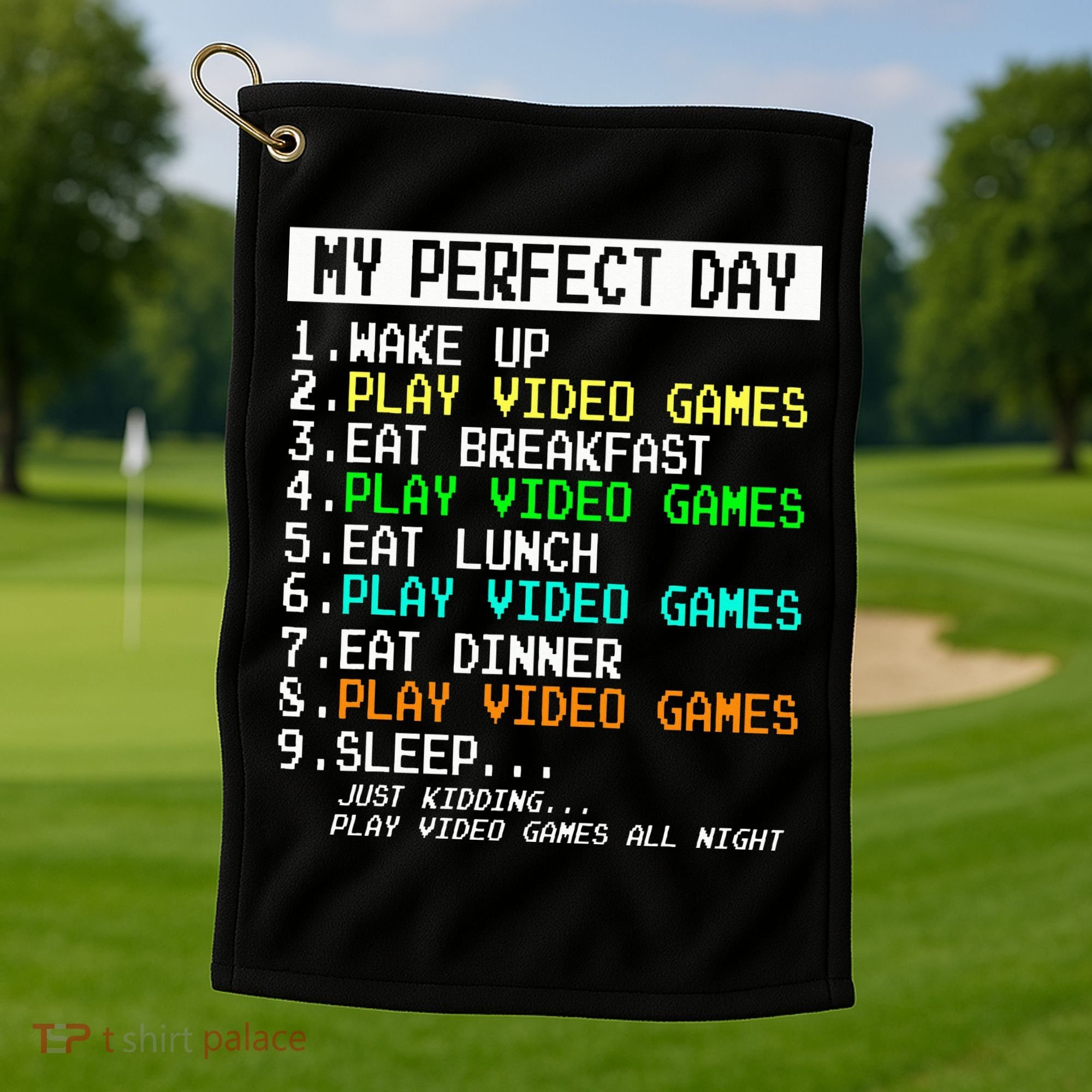 Gaming Apparel Gamer Gifts Golf Towel