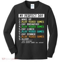 Gaming Apparel Gamer Gifts Kids Long Sleeve Shirt thumb 0
