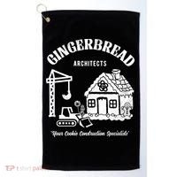 Gingerbread Architects Golf Towel thumb 0
