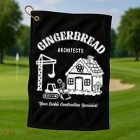 Gingerbread Architects Golf Towel thumb 1