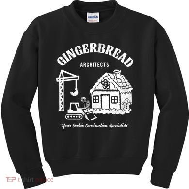 Gingerbread Architects Kids Sweatshirt